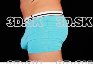 Pelvis turquoise shorts brown shoes of Leland 0003